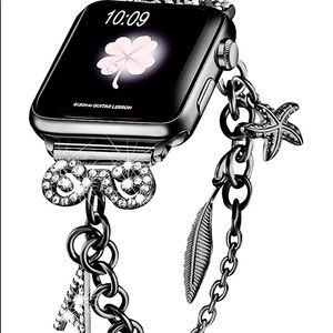 🔥Apple 3 Series Watch⏱ with custom band bracelet!